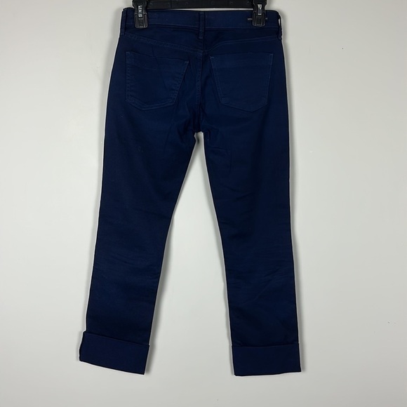 Citizen of Humanity Dani Cropped Straight Leg Pants Blue Size 24 - Picture 9 of 14